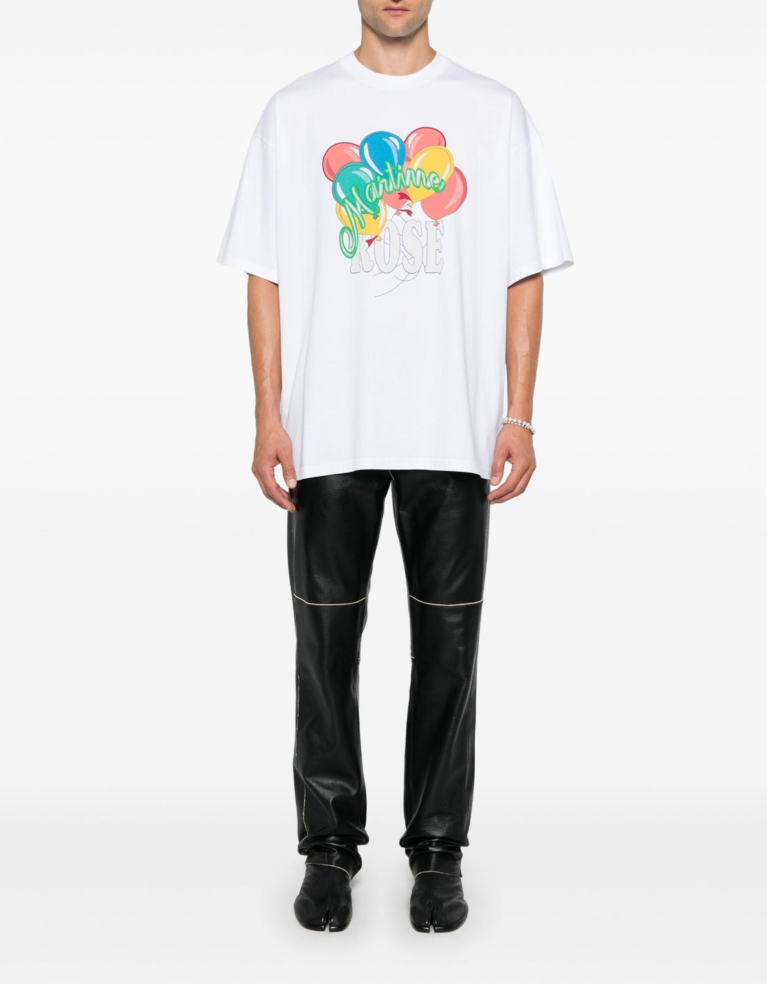 MARTINE ROSE Logo print T-shirt