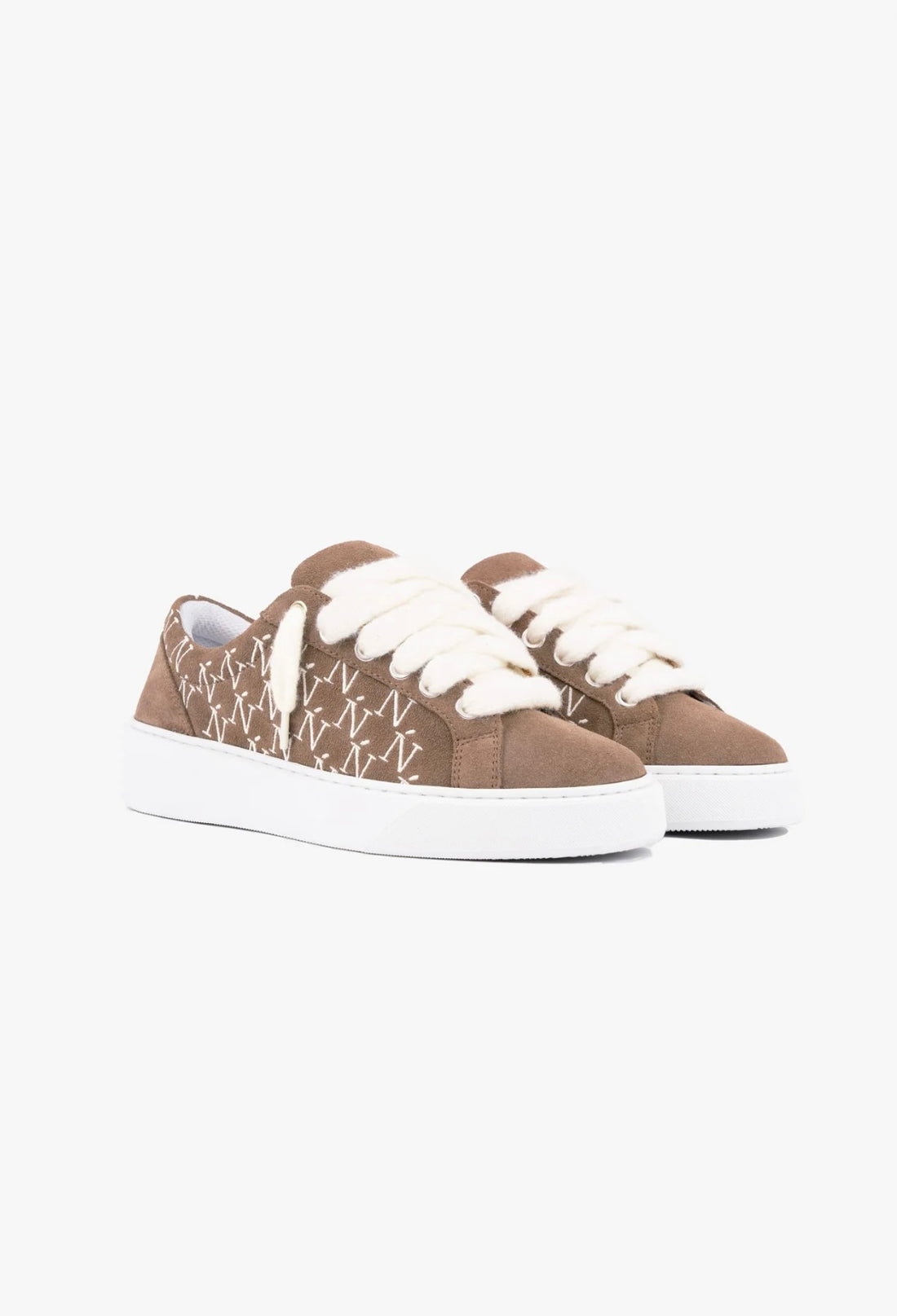 NOMERIS Brown Monogram Sneakers